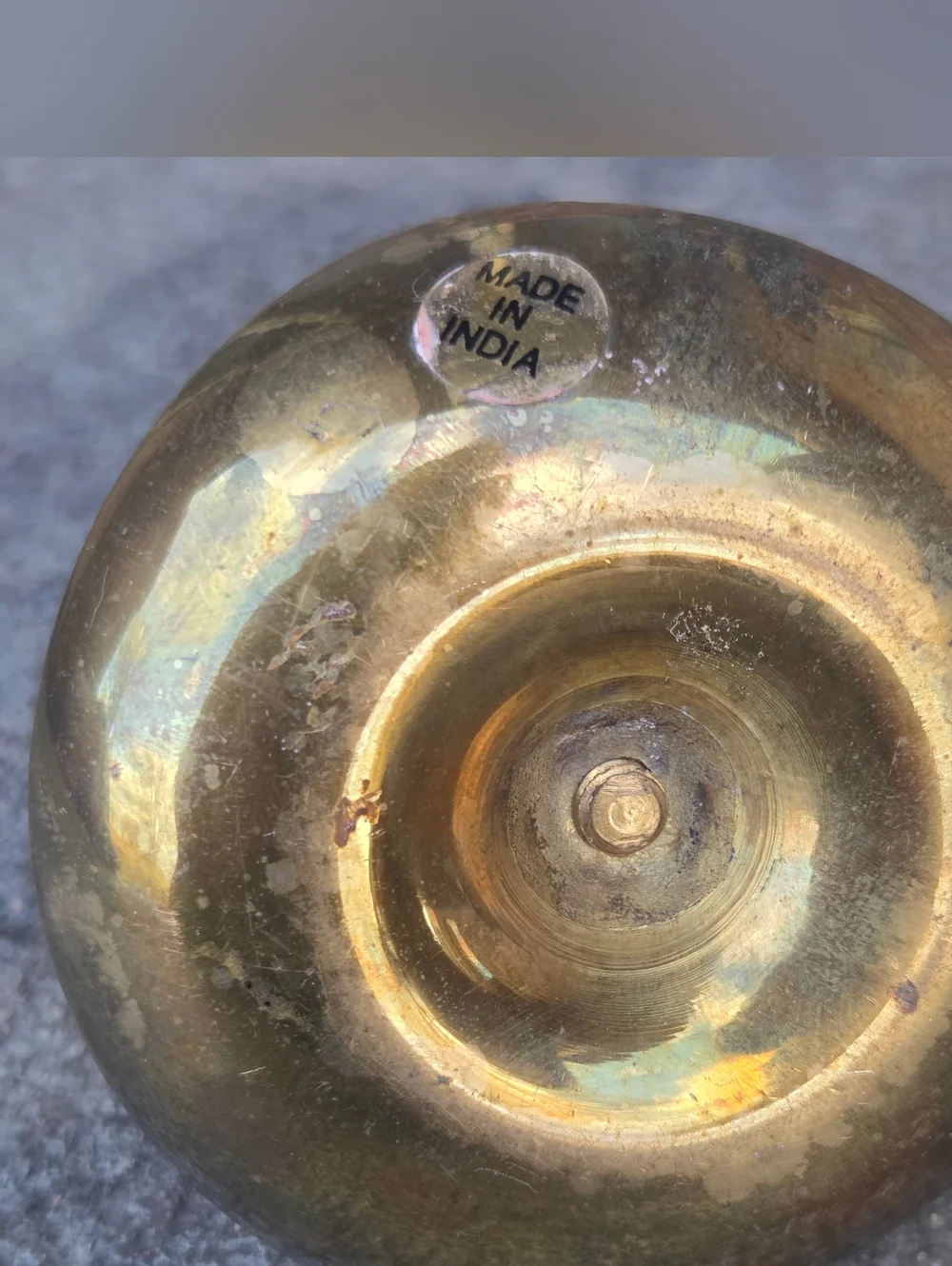 Brass Chamberstick Candle Holder - Antique Style
